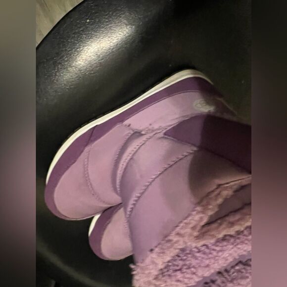 ZELLA Kids Quilted Fleece Lined Snow Boot Sz 1 - Picture 12 of 13